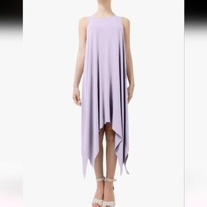 💚5/$25 Lilyful Lavender Light Weight Sleeveless Midi Handkerchief Dress Small